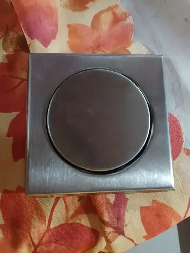 Grelha 12,5 x 12,5 inox escovado à prova de insetos. Duas unidades. Preço por unidade.