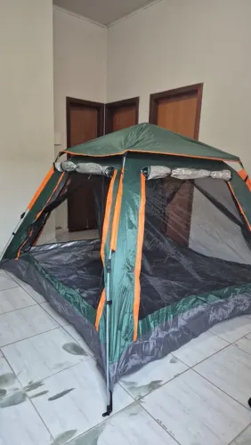 Barraca de acampamento automática 5-6 pessoas