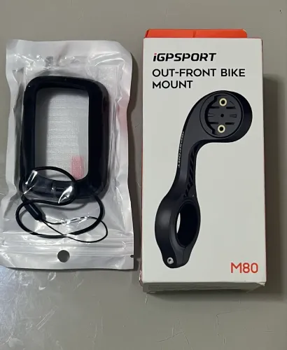 Suporte iGPSPORT M80 +case+Película+Cordão para Ciclocomputador - Novo