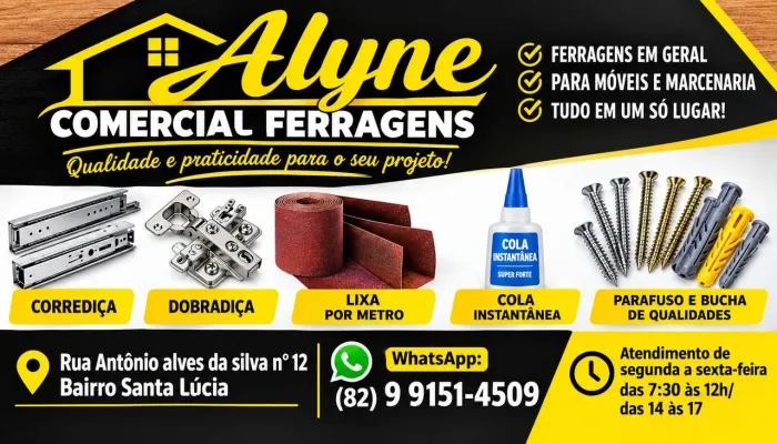 Ferragens para marcenaria