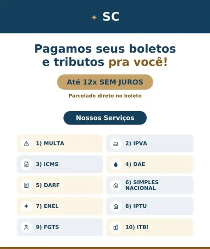 Pagamos suas dívidas no boleto sem juros