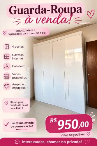 Vendo guarda roupa