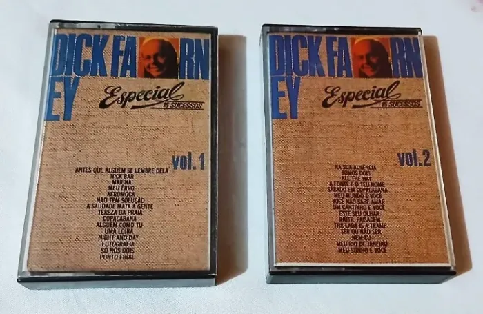 2 fitas k-7 Dick Farney Special vol.1 e 2 em estado de nova