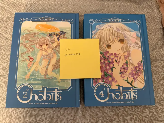 Mangás chobits 20th anniversary vol 2 & 4