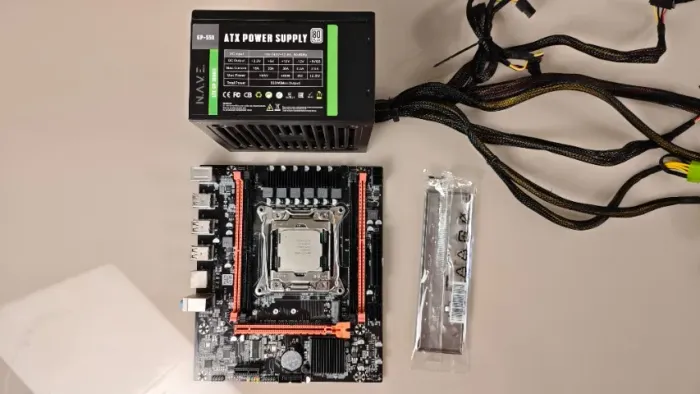 Kit com X99h + Fonte N.A.V.E. 550w + Xeon E5-2680v4 14/28