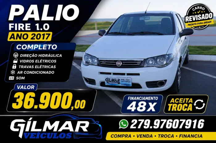 Fiat Palio 1.0/ Trofeo 1.0 Fire/ Fire Flex 4P 2017