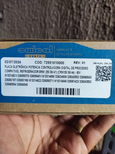 Placa eletrônica de geladeira Brastemp e Consul bivolt 