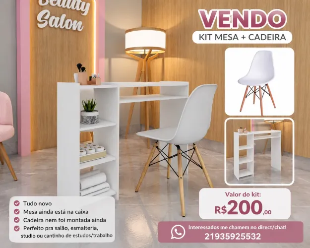 Vendo KIT MESA+CADEIRA 