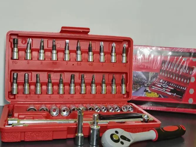 Kit de Ferramentas 46 Peças - Entrega Grátis