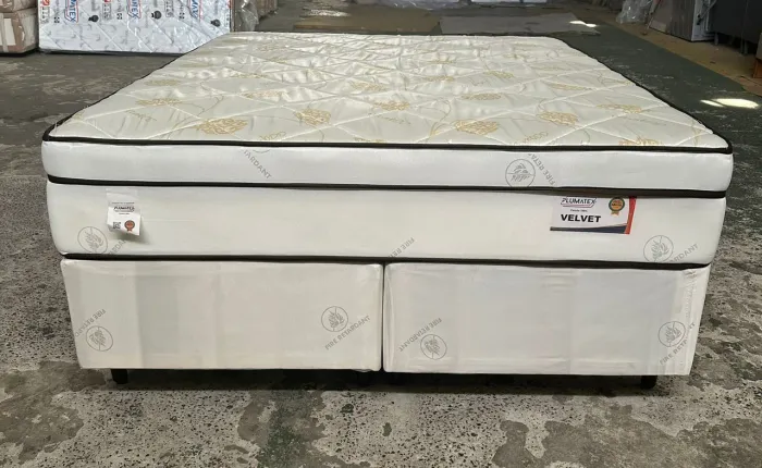 Cama Box Queen Size Valvet Plumatex 158x198x74