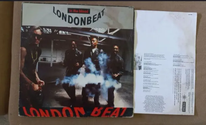 Lp Disco de Vinil Londonbeat  In The Blood som antigo toca disco radiola vitrola 3x1 rádio