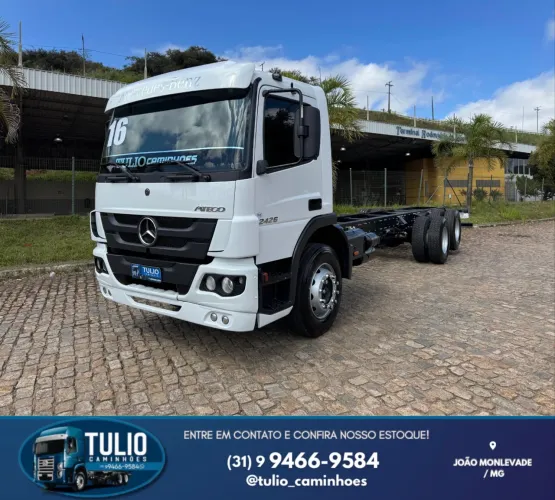 Caminhão truck mb 2426 2016 impecável 