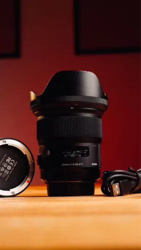 Lente sigma art 24mm dg 1.4 canon