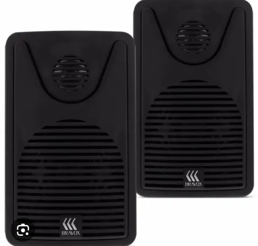 Caixa preta ambiente FOCO 35 BK Bravox