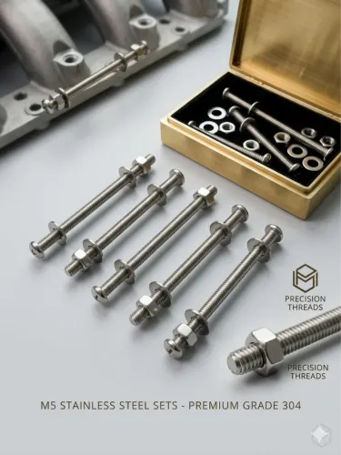 Parafusos de INOX com porcas 