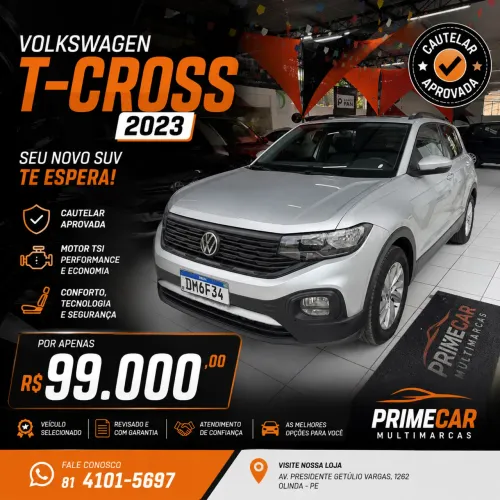 Volkswagen T-Cross 1.0 TSI Flex 12V 5P Aut. 2023