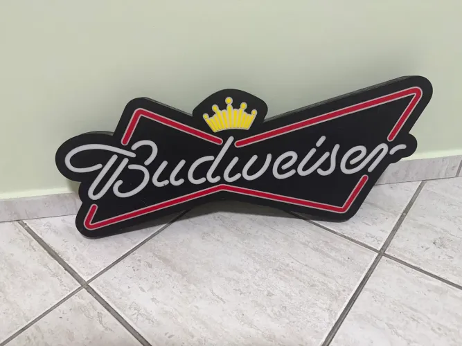 Letreiro Budweiser