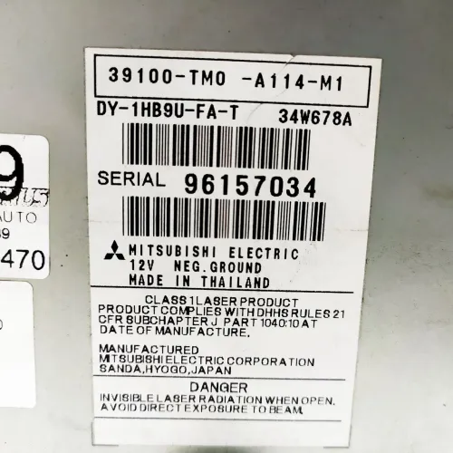 SOM AUTOMOTIVO ORIGINAL HONDA CITY 2010    1952