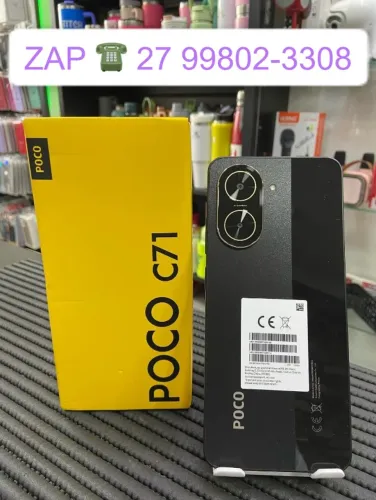 (POCO C71 128GB 4GB RAM Dual SIM Tela 6.88"