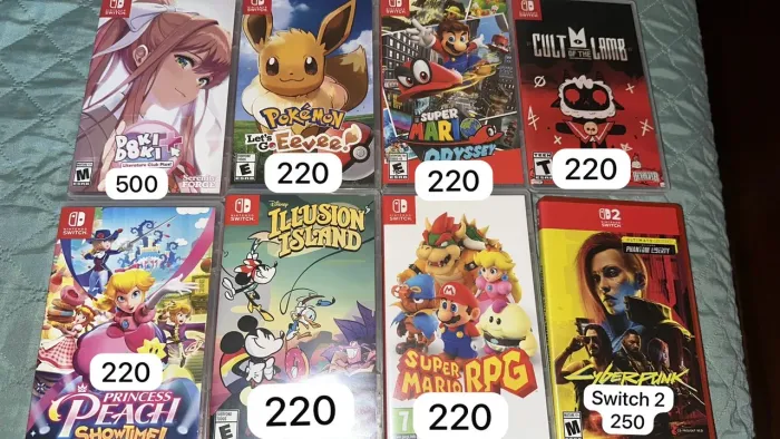 Jogos Nintendo switch usados