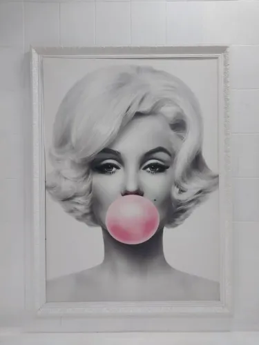 QUADRO GIGANTE MARILYN MONROE CHICLETE
