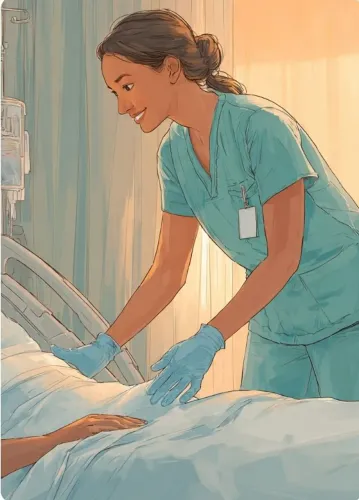 Trabalho como Acompanhante hospitalar e cuidadora de idosos(as) disponível .