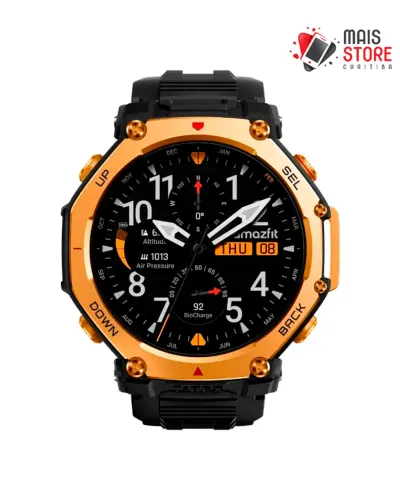Smartwatch Amazfit T-Rex 3 Pro Black Gold - Lacrado na caixa