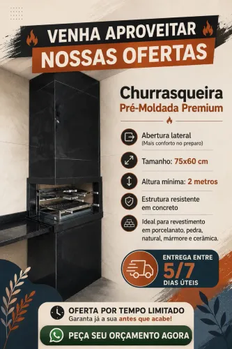 Churrasqueira Pré moldada PREMIUM