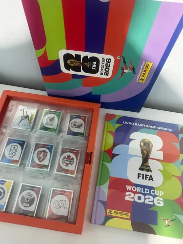 Álbum da Copa do Mundo de 2026 (Capa dura + 994 figurinhas para colar)