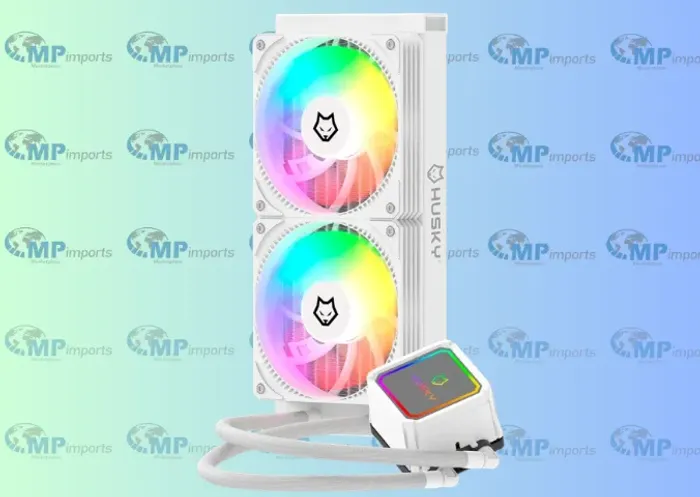 Loja MP Imports: Water Cooler Husky Freezy, Iluminação ARGB, 240mm, AMD e Intel