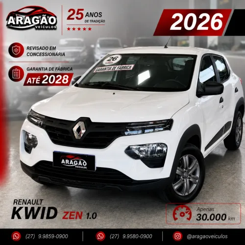 Renault Kwid Zen 1.0 Flex 12V 5P Mec. 2026