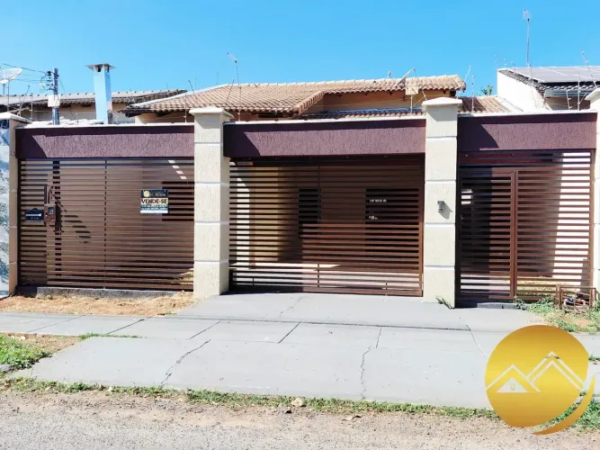 CASA À VENDA NO CALDAS DO OESTE EM CALDAS NOVAS COM 3/4, LAJE, QUINTAL