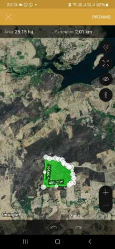Sitio Capim Grosso, área 25 hectares.