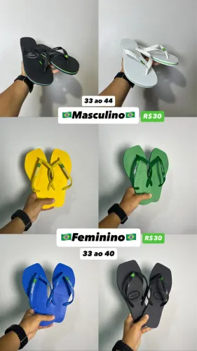 Chinelo do Brasil Masc/Fem