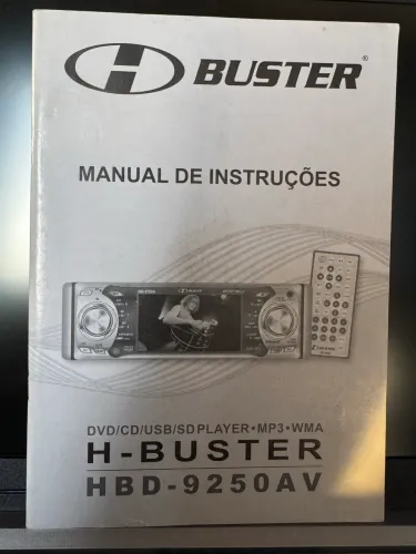 Manual novo h-buster hbd-9250av na oferta só 15,00
