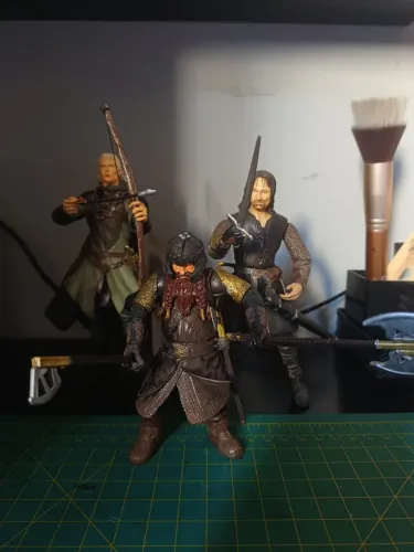 3 Bonecos Colecionáveis Senhor Dos Anéis