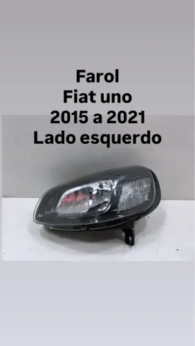 Farol Fiat uno 2015 16 17 18 19 20 2021 Le original 