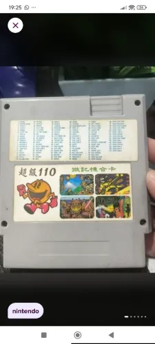 Cartucho jogo Nintendo Nes 110 games 