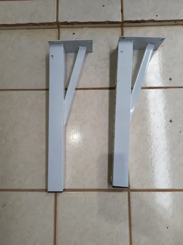 Suporte pia cozinha de parafusar 50 cm, super reforçado, aguenta 80kg