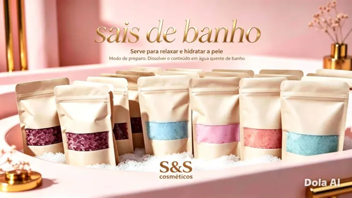 Sais de banho, esfoliante, escalda pés e velas