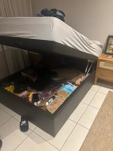 Cama baú casal