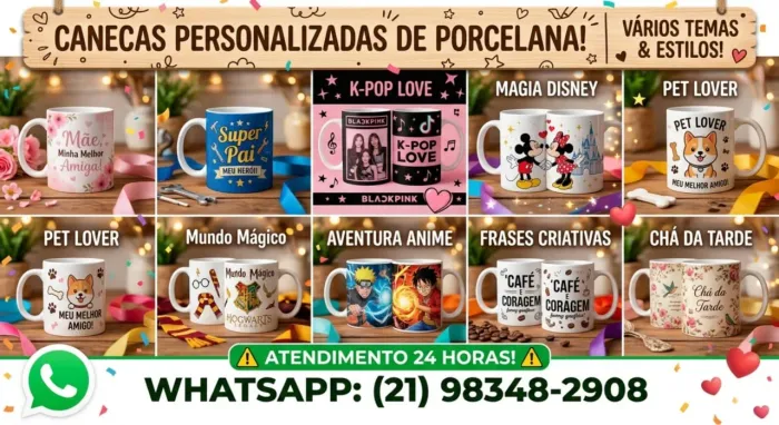 Canecas personalizadas 
