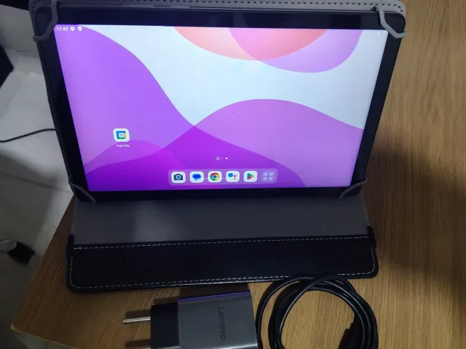 Tablet Lenovo Tab M9 9" Wi-Fi (Modelo TB310FU) + Capa + Carregador Original - Impecáve