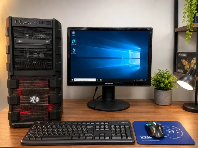 PC Completo i5 4590 + Monitor | SSD NVMe 256GB | HD 1TB | 8GB RAM | Windows 10