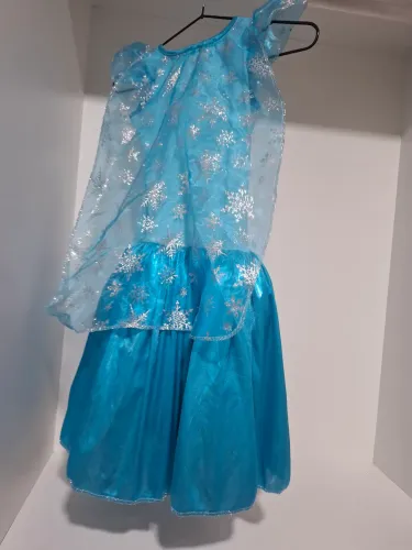 Vestido Infantil da Elsa/Frozen - Tamanho Infantil
