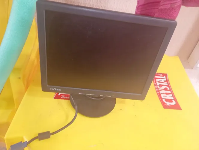 Monitor Proview 15 Polegadas LCD - Modelo PL-15b (Com Cabos)<br>