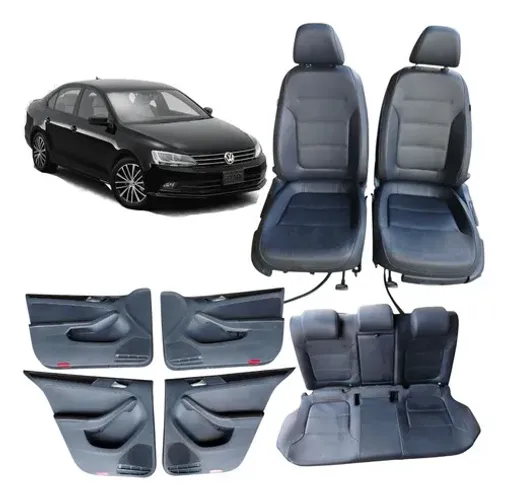 Jogo Forro Porta Banco Vw Jetta 2011 2015