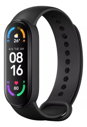 Smartband Bluetooth Xiaomi Mi Smart Band 6 Tela 1,56'' Preto