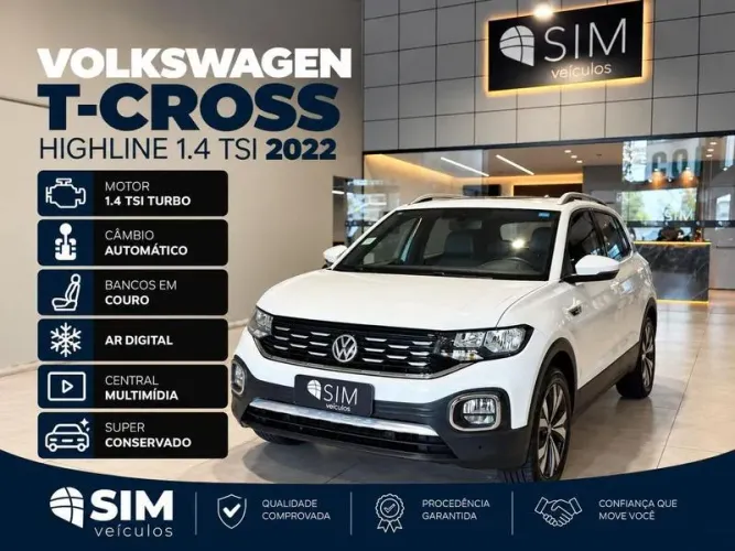 Volkswagen T-Cross Highline 1.4 TSI Flex 16V 5P AUT 2022