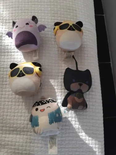 5 pelúcias Mac Donads coleção 